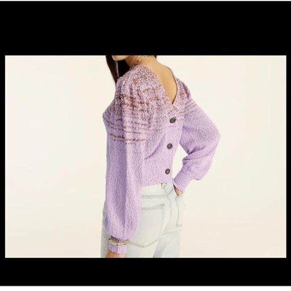 J Crew Reversible Space Dyed Cardigan NWT - Picture 10 of 10